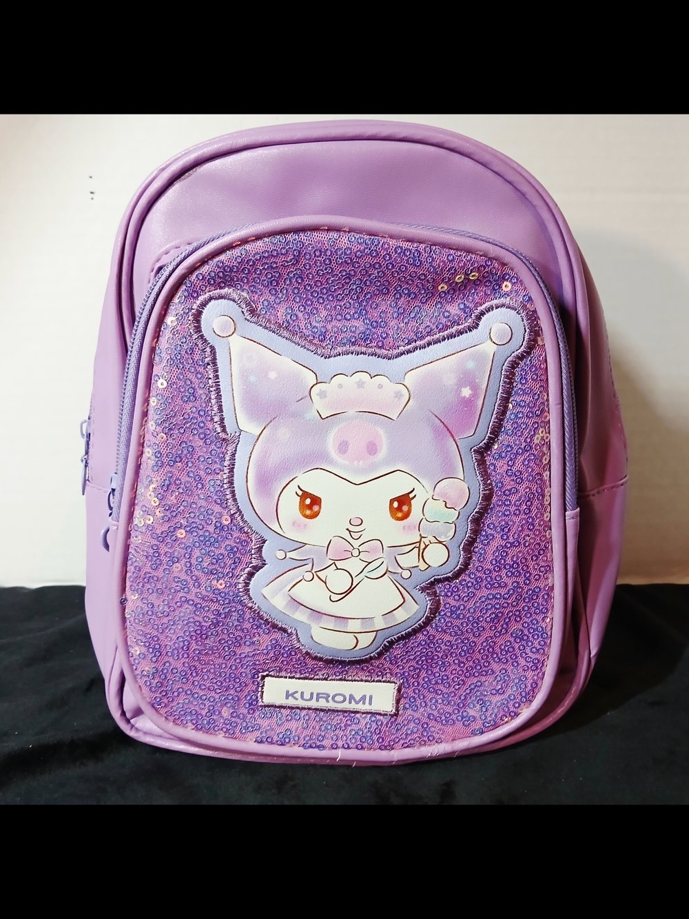 Kuromi Purple Kids Backpack - Cute Character Bag